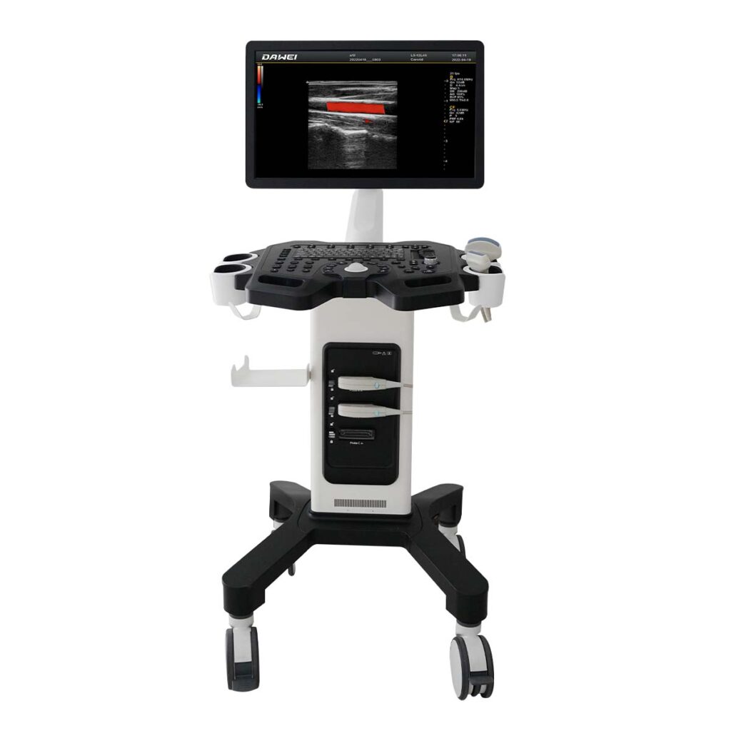 DW-F3 Medical Trolley Color Doppler Ultrasound Scanner System