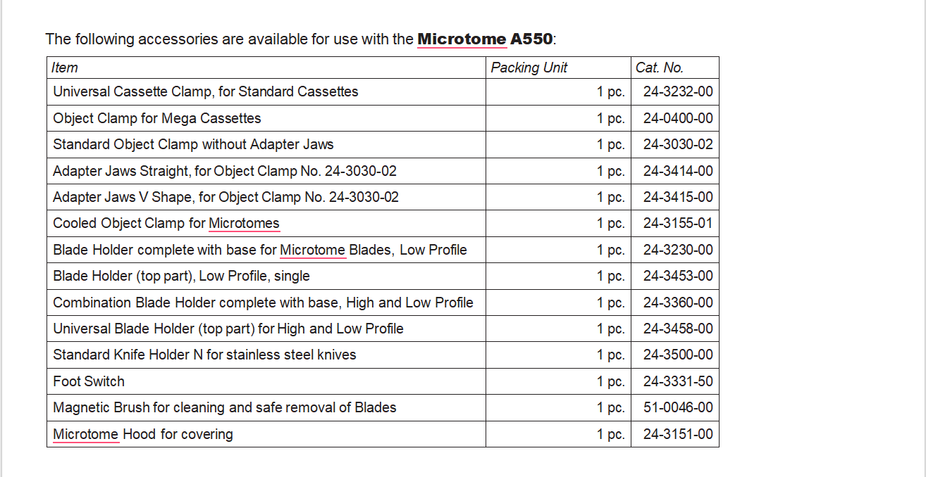 Microtome A550 fully-automatic Rotary Microtome