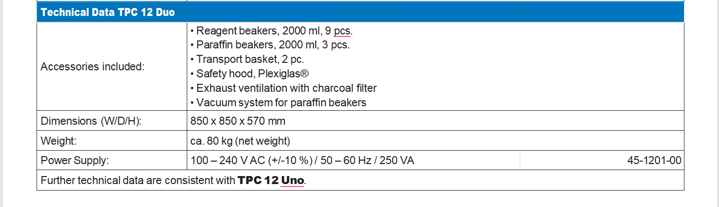 TPC 12 Carousel Tissue Processor