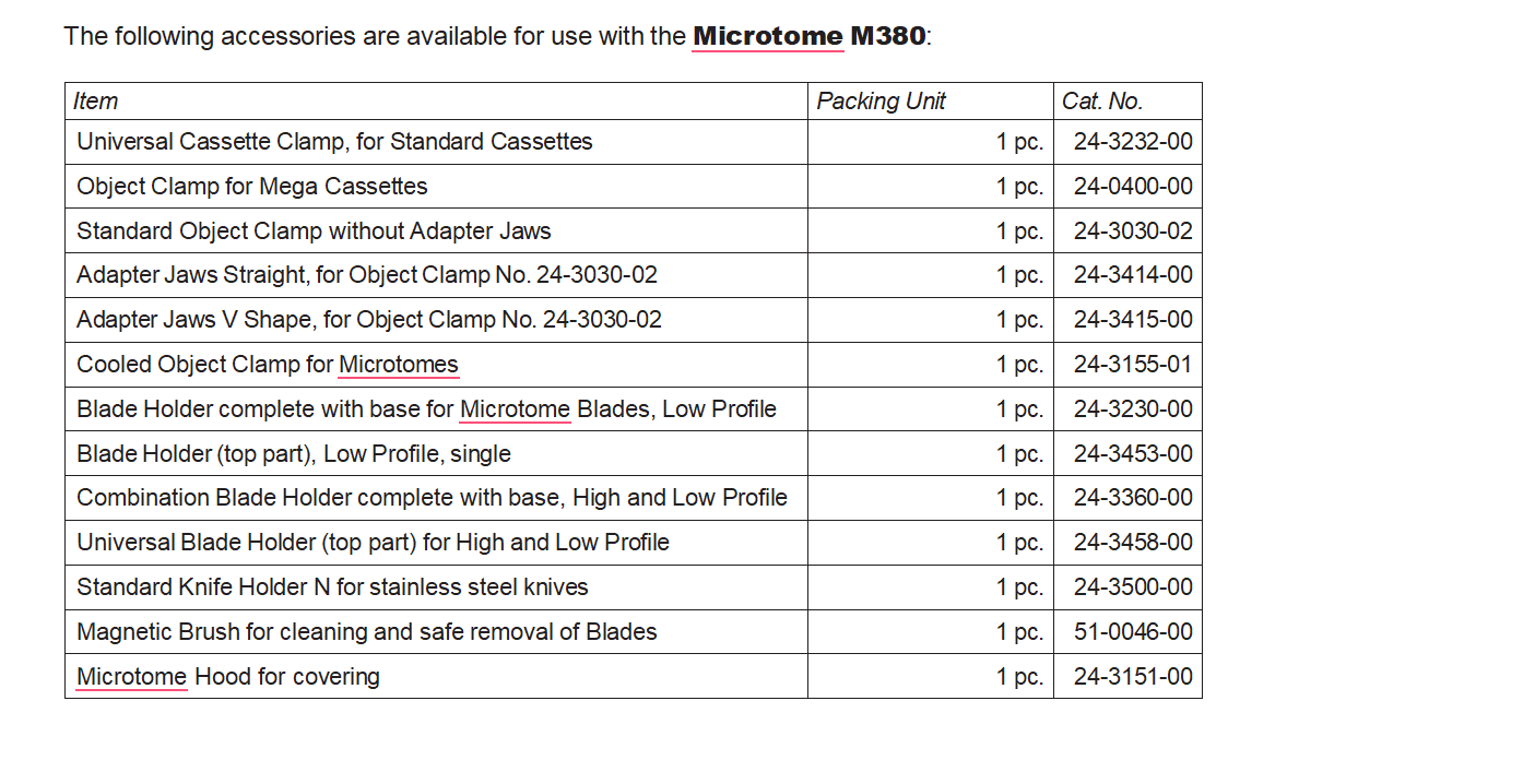 Microtome M380 Manual Rotary Microtome